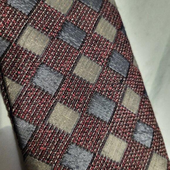 VINTAGE TINO COSMA SILK/WOOL BLEND TIE - Picture 2 of 5